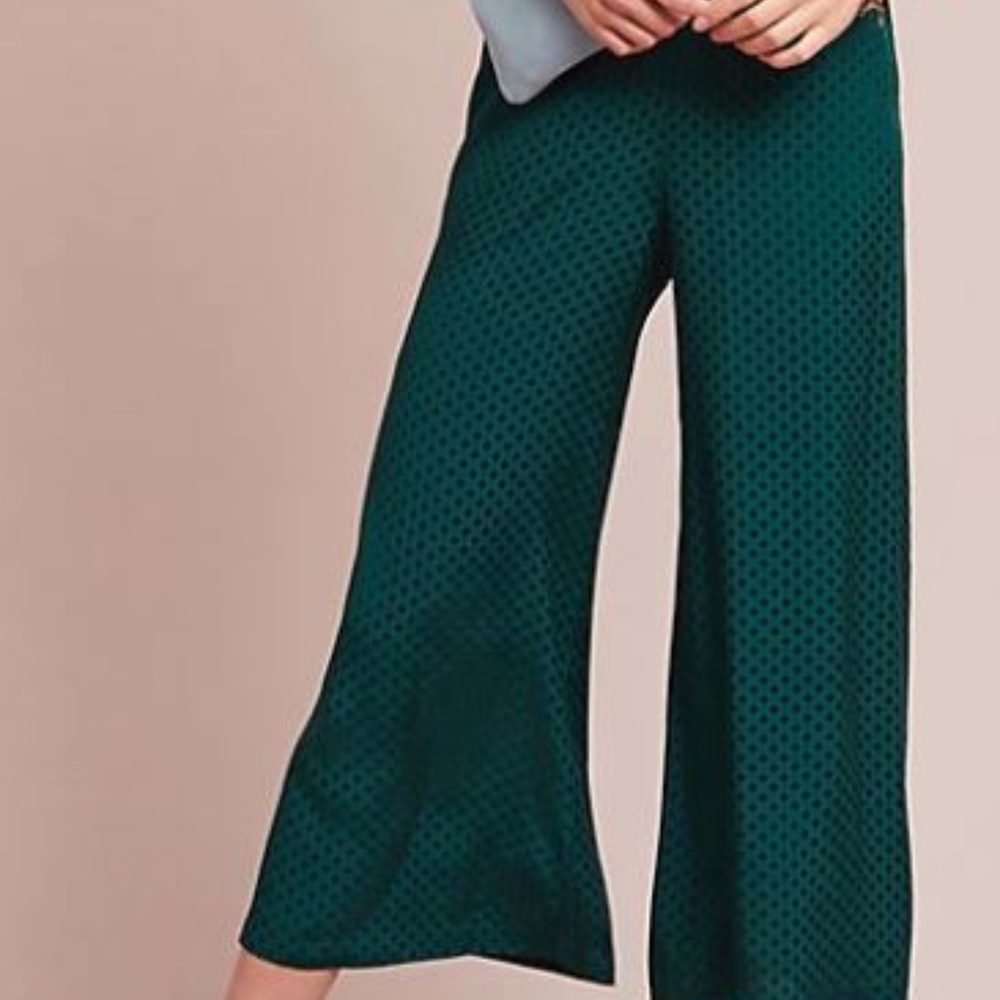 Anthropologie crop capris wide leg Pant
